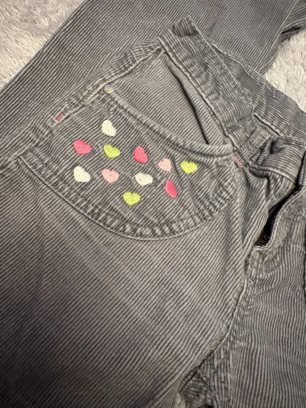 Vintage Gymboree Wide Leg Pants with Embroidery Size 12